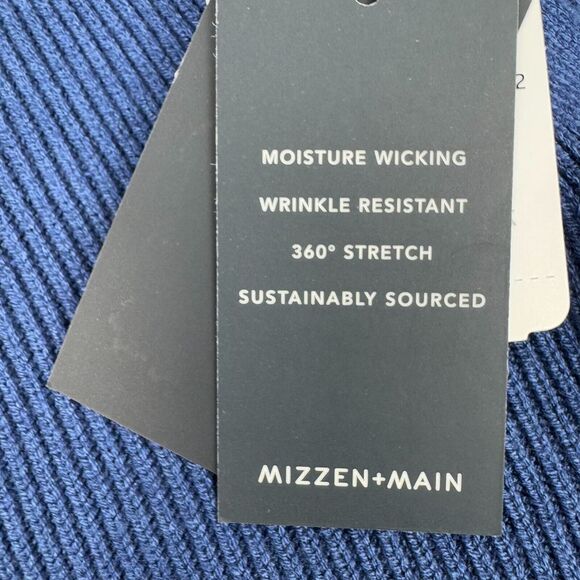 Mizzen+Main Blue Crewneck Sweater - Picture 4 of 9